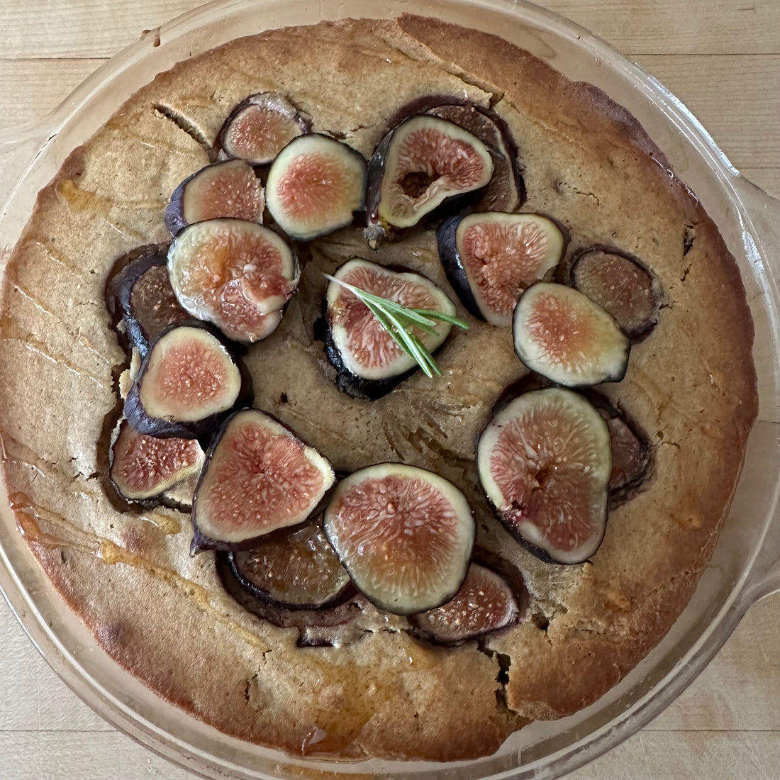 Fig Pistachio Olive Oil Cake