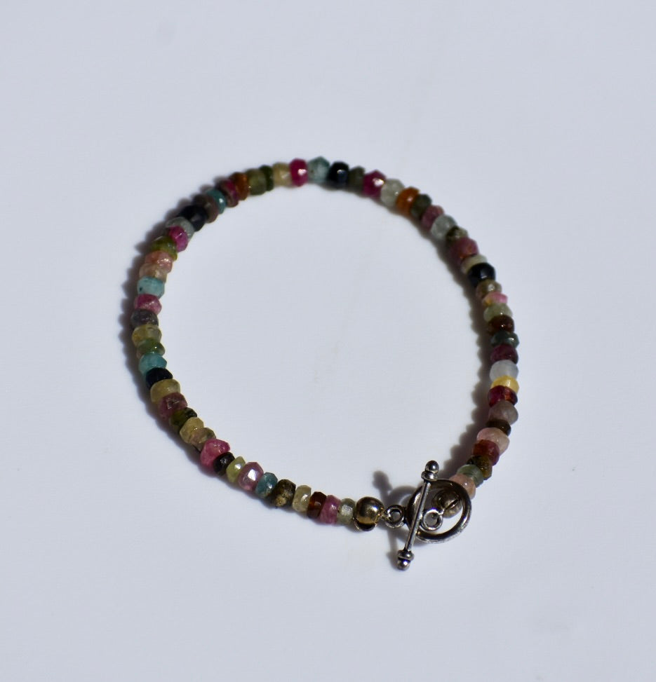 Rainbow Tourmaline Bracelet