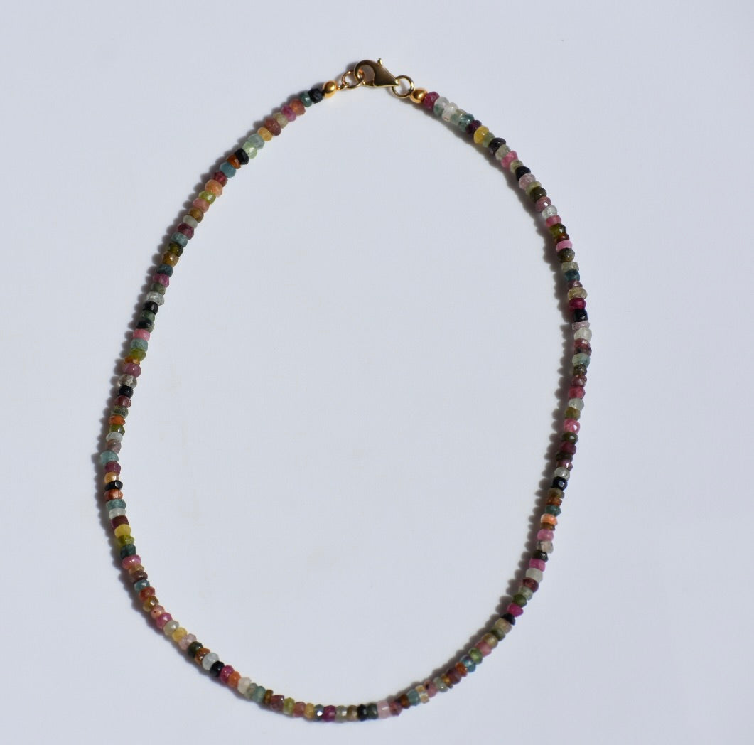 Rainbow Tourmaline Necklace