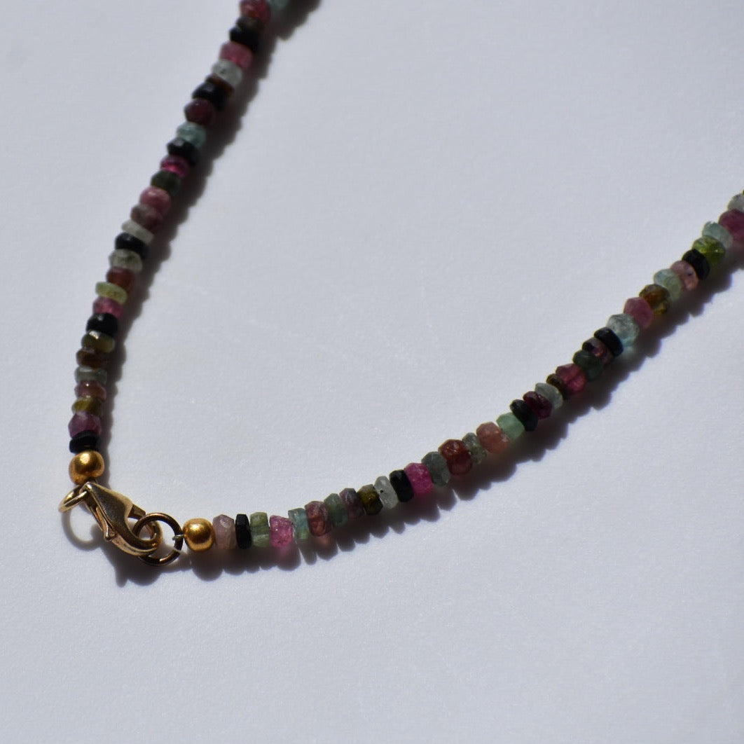 Rainbow Tourmaline Necklace