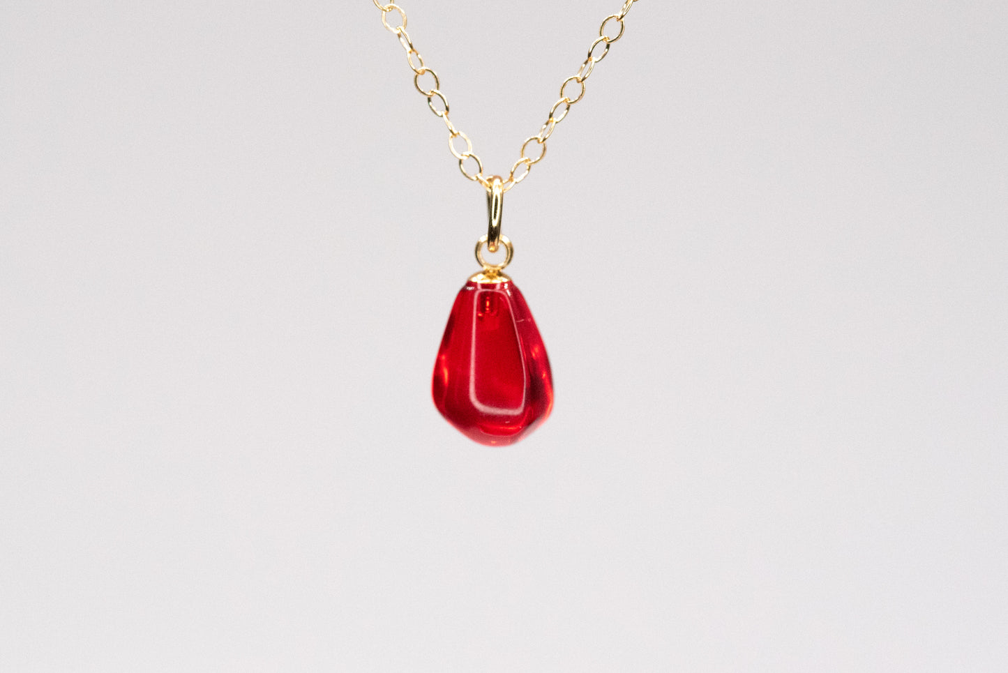 Pomegranate Gold Necklace