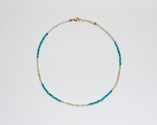 Turquoise Citrine Necklace