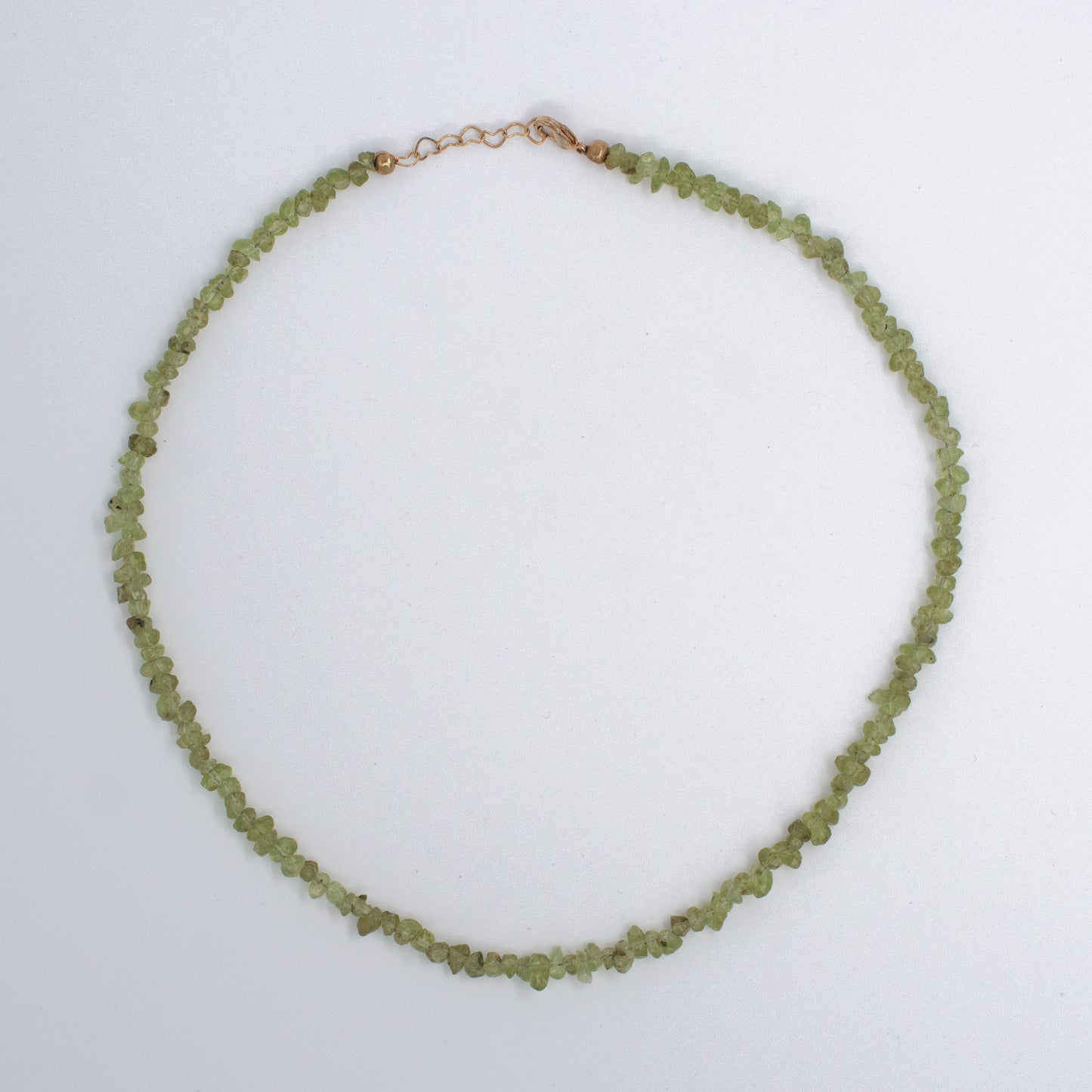 Peridot Chip Necklace