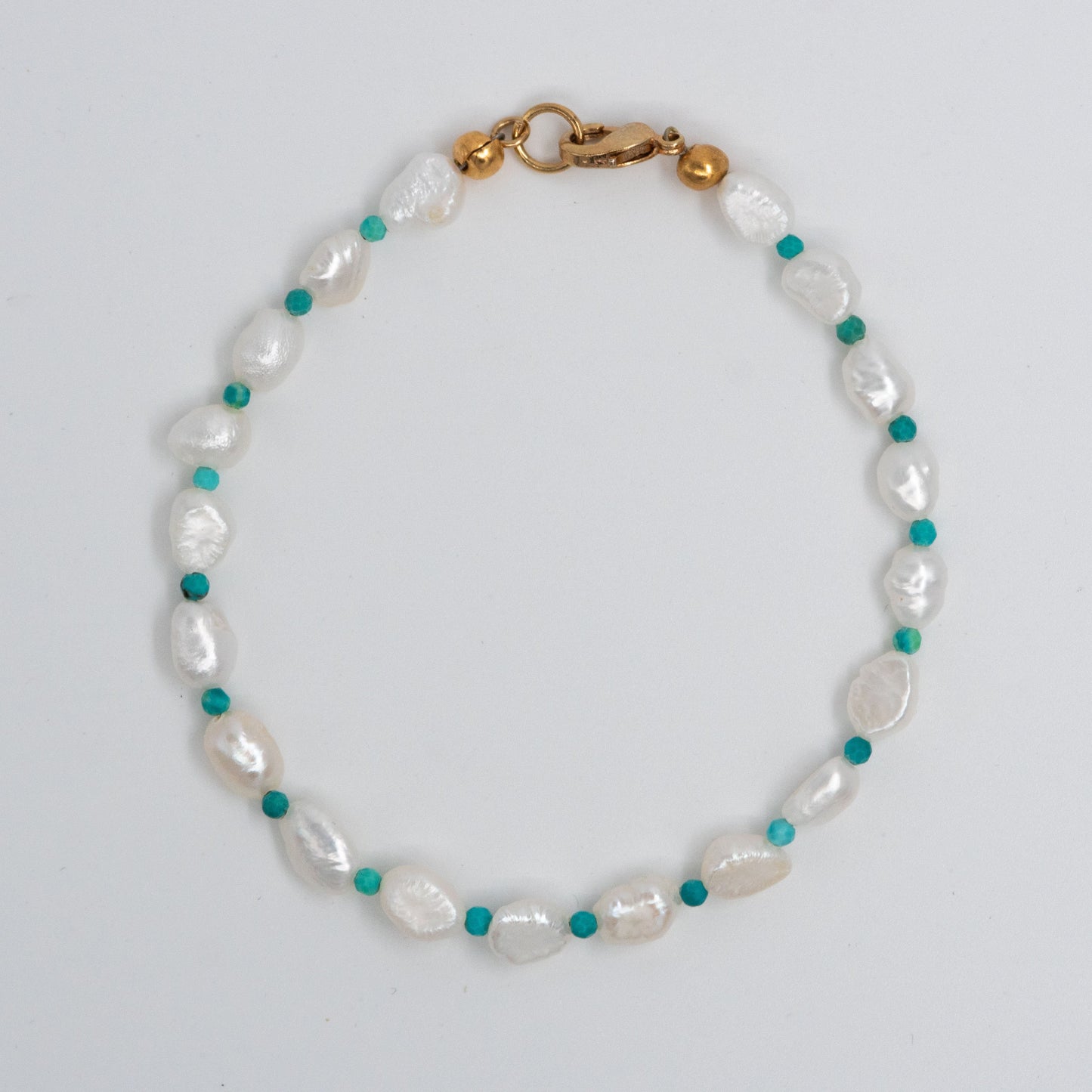 Turquoise Pearl Bracelet