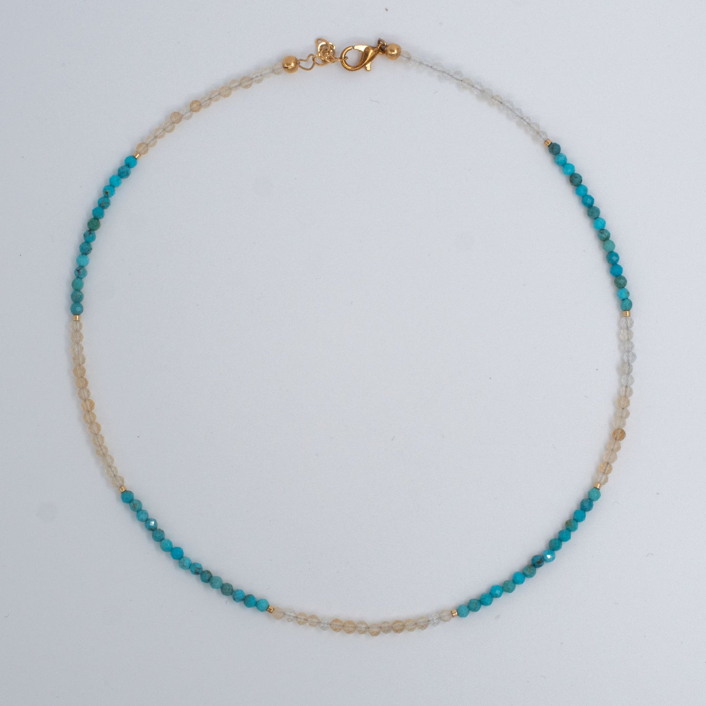 Turquoise Citrine Necklace