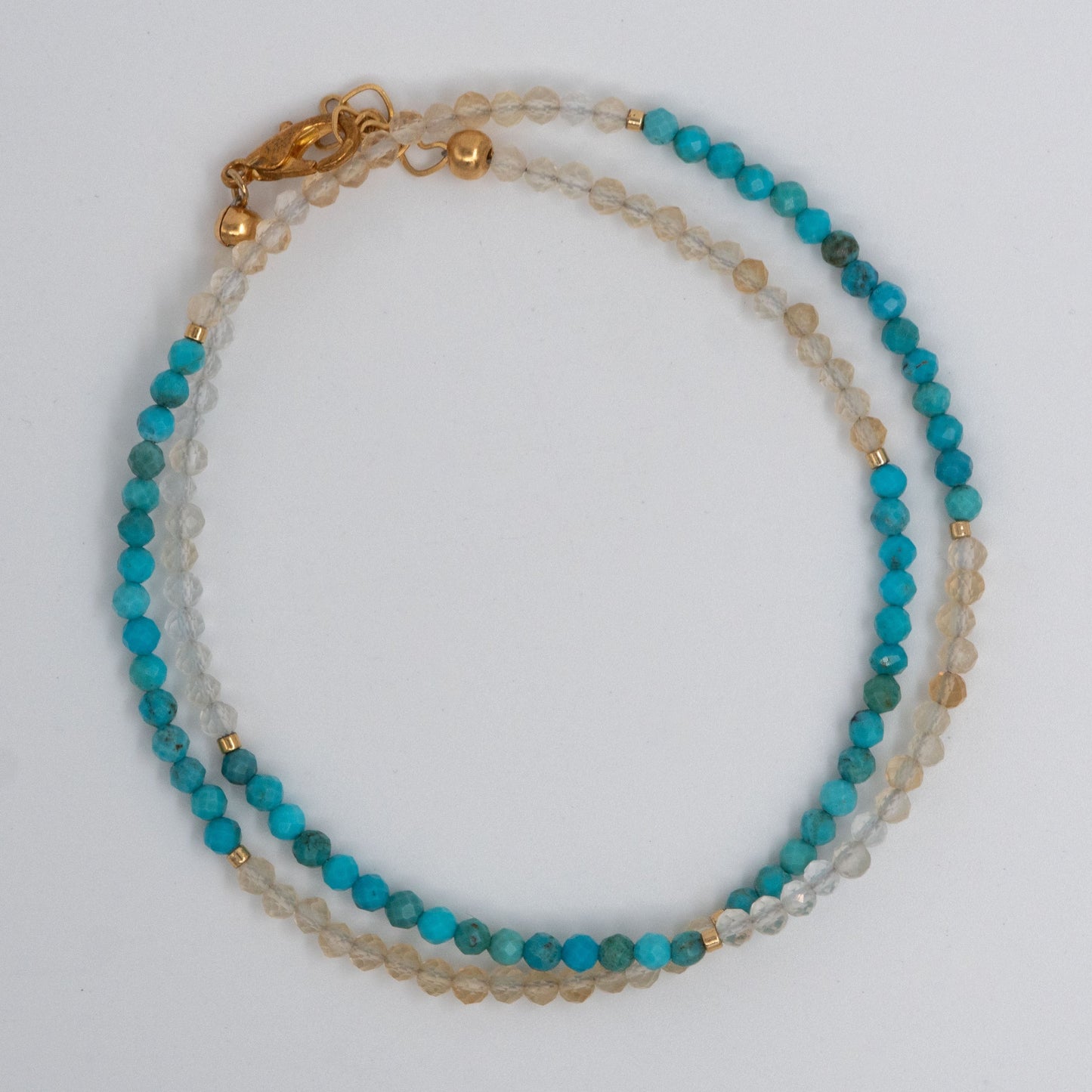 Turquoise Citrine Necklace