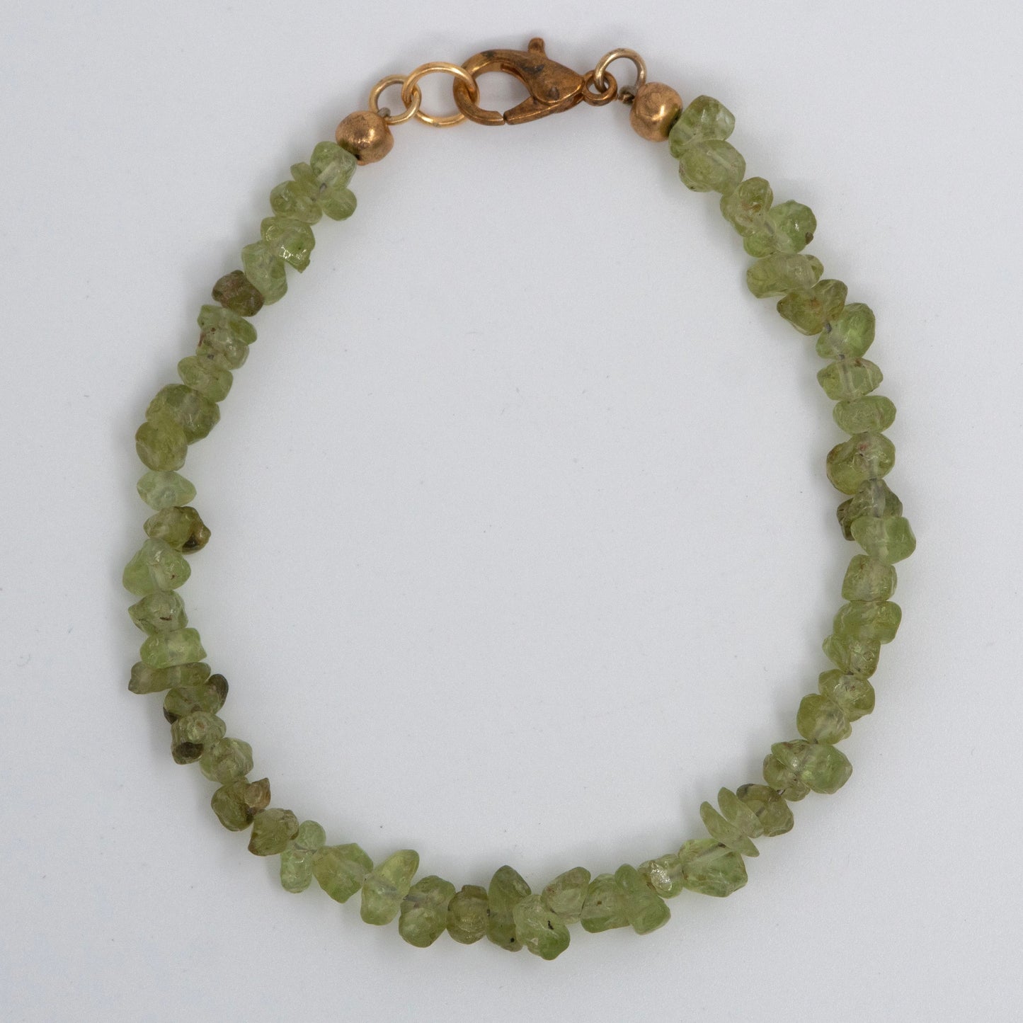 Peridot Chip Bracelet