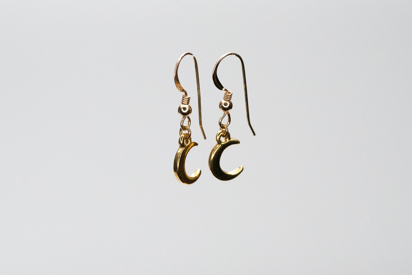 Gold Moon Earrings