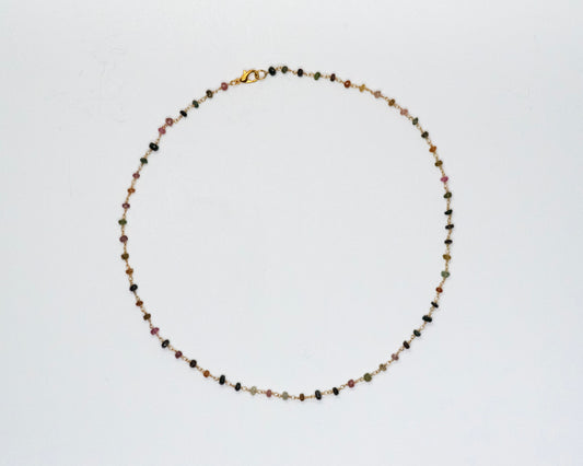 Gold Tourmaline Necklace