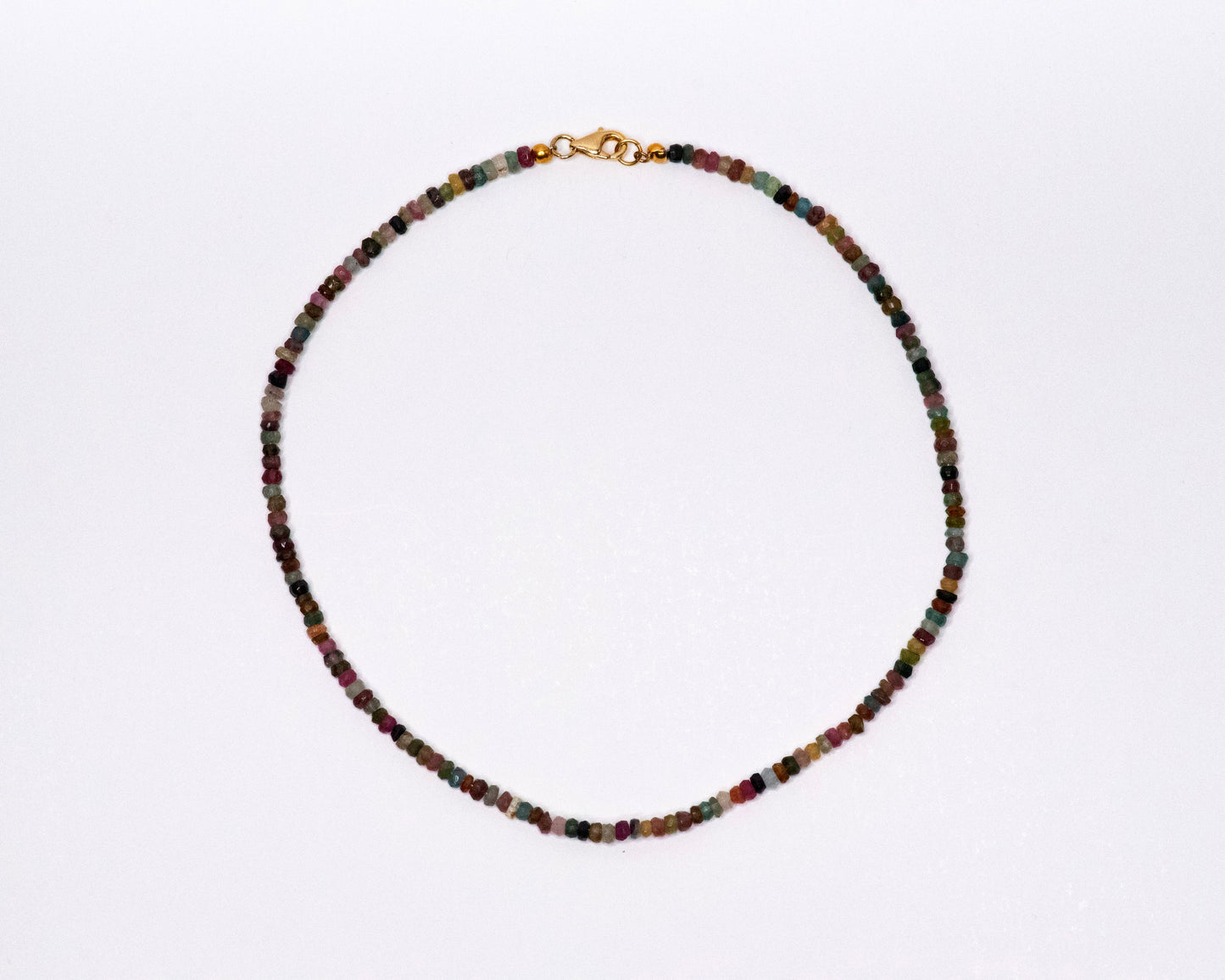 Rainbow Tourmaline Necklace