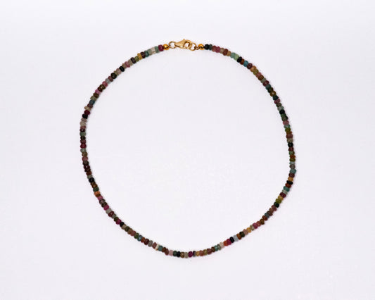 Rainbow Tourmaline Necklace