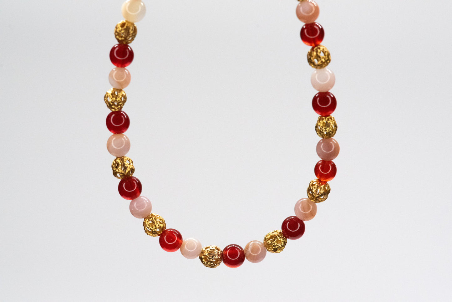 Carnelian and Moonstone Bracelet